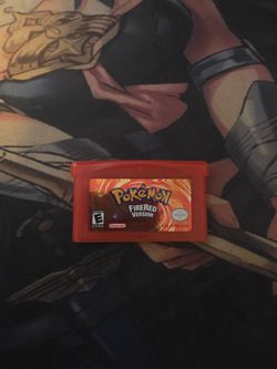 Pokemon fire red (authentic)
