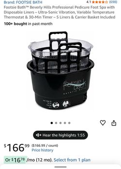 Footsie portable bath
