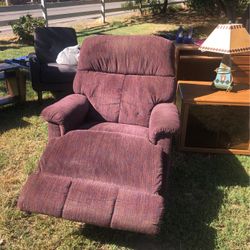 Burgundy Recliner