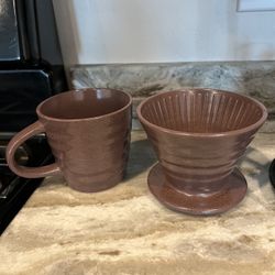 Threshold Stoneware Pour Over Coffee Set