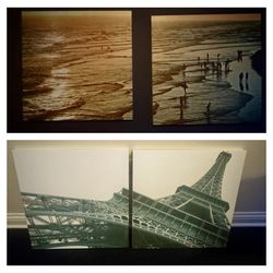 Frame Canvass Wall Art x2 