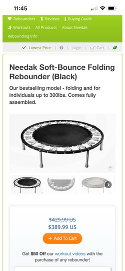 Needak Rebounder Trampoline
