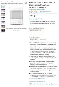 sterilizer bottle and dry