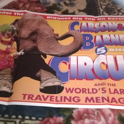 Vintage Carson And Barnes Circus Poster