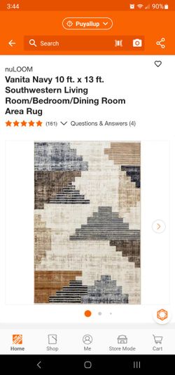 8ft 10in X 13 Ft Nuloom Area Rug Boho Southwest New Never Opened With Pad