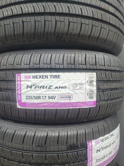 5 New Tires 225 50 17 Nexen $450