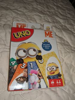 Despicable me uno card game