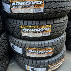 245/75/17 Arroyo AT New Mounted And Balanced