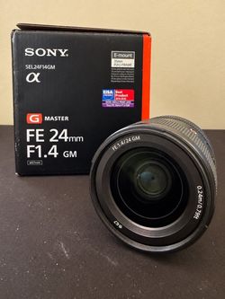 Sony FE 24mm F1.4 GM Lens — Pristine Condition — Complete Original Set