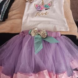 Girls Size 5/6, Kirei Sui Tank Top And Skirt Set 