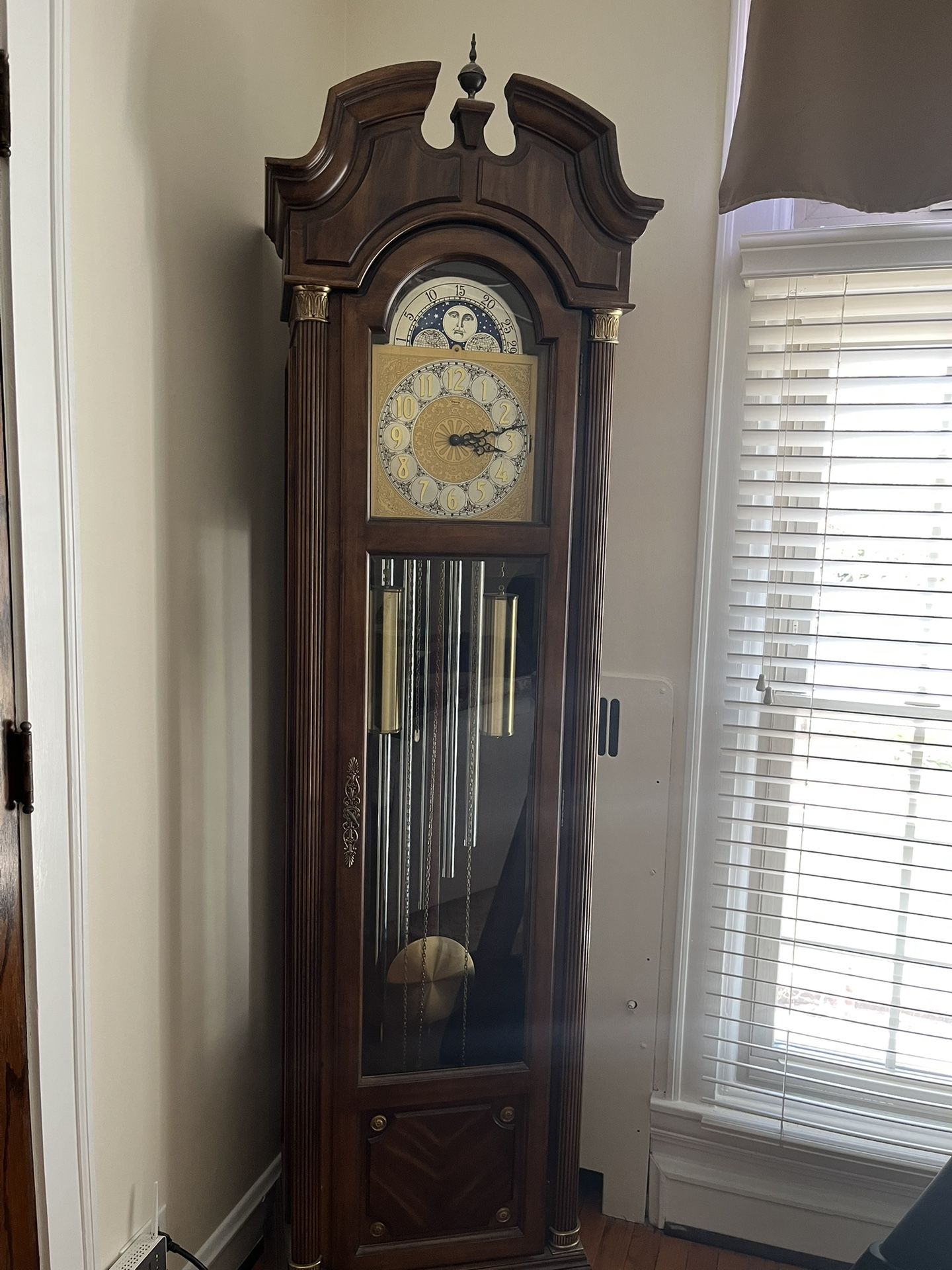 Vintage grandfather clock