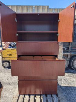 Magna Combo Storage Cabinet With Lateral  Drawers  Thumbnail