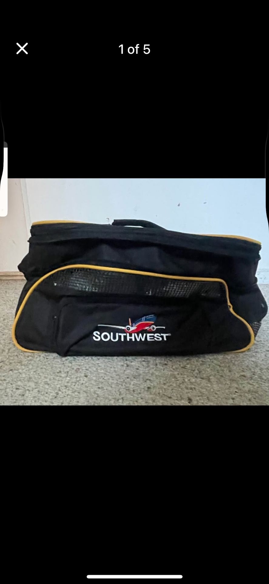 Southwest Pet Carrier Suitcase - Adjustable