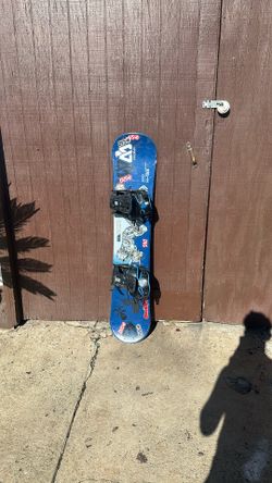 Santa Cruz Snow Board With Bindings