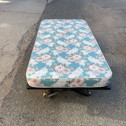 Twin platform Bed with mattress 