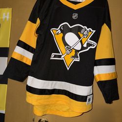 NHL Pittsburgh Penguins Youth Hockey Jersey Boys Size L/XL Used Pre Owned 