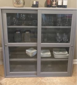 Cabinet with glass doors