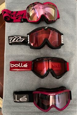 Ski or Snowboard Goggles $45 a pair-Oakley, Bollé, Arnette