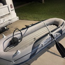 x2 Aqua Marina Inflatable Fishing Boats