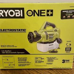 RYOBI P2809BTL  - ONE+ 18V 1/2 Gallon Electrostatic Sprayer (Tool Only)