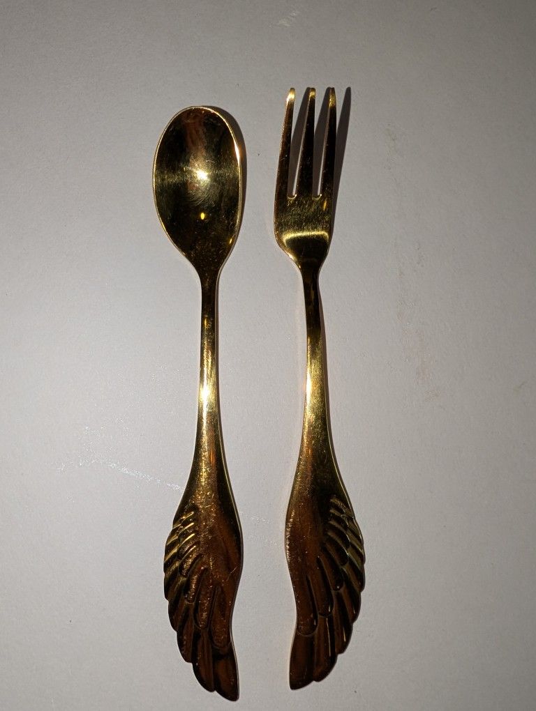 Tiny Spoon And Fork Set