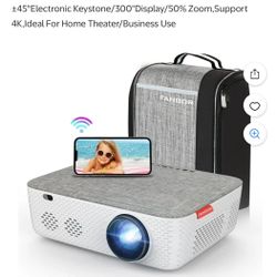 Combo [NEW] 1080P Projector + 120" Screen with Stand COMBO - Moving Sale!