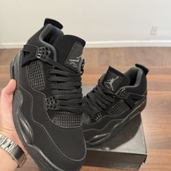 Nike Air Jordan 4 Retro black cat Size 7,7.5,8,8.5,9,9.5,10,10.5,11,12 