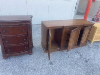 Buffet and two nightstands