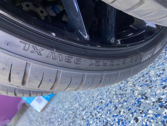 AL 21 “ staggered wheels.