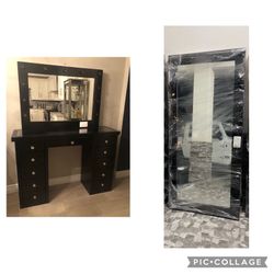 Vanity Set Full Body Mirror 