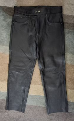 Motorcycle Riding Leather Pants 34x27