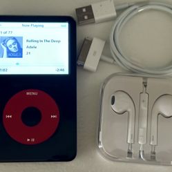 U2 Apple iPod Classic 30gb New Battery, New LCD and New Back