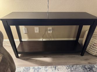 Side Table - Mahogany Colored Wood