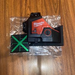 New Milwaukee M12 360 3-Plane Laser Green (3632-20) Tool Only 
