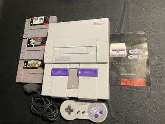 Super Nintendo SNES gaming lot