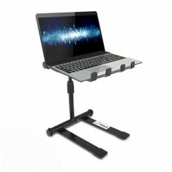 Two Pyle Pro PLPTS55 Universal Portable Foldable Telescoping Height DJ Laptop Stand