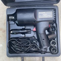 Chicago Electric 1/2” Impact 12v Wrench Corded With Case