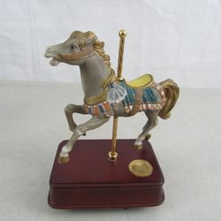 The San Francisco Music Box Company Carousel Collection Carousel Horse


