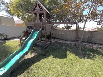 Two story swing set