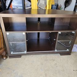 Wood And Glass TV  Stand