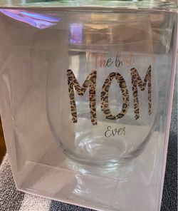 Stemless wine glass