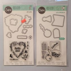 Sizzix Framelits Die Set with Stamps