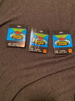 1991 Topps Stadium Club Hockey Cards