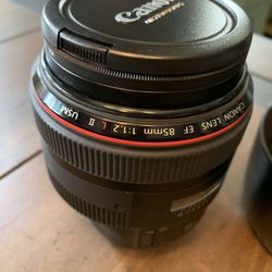 Canon EF 85mm 1:1.2 L Series II Lens