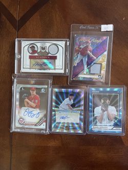 Auto/Jesery/Numbered Baseball Cards