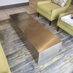 Large Silver Coffee Table
