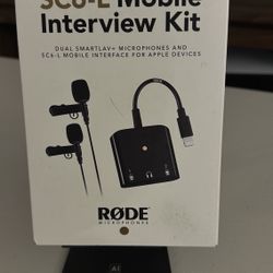 RODE SC6-L Mobile Interview Kit with 2 Lavalier Microphones and Ultracompact Lightning Interface