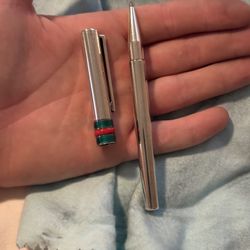 Gucci Vintage Sterling Silver Pen