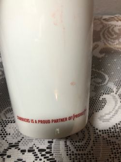 Starbucks (PRODUCT)RED White Ceramic Mug
