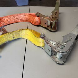 Two Ratchets With Double Hooks Like New 